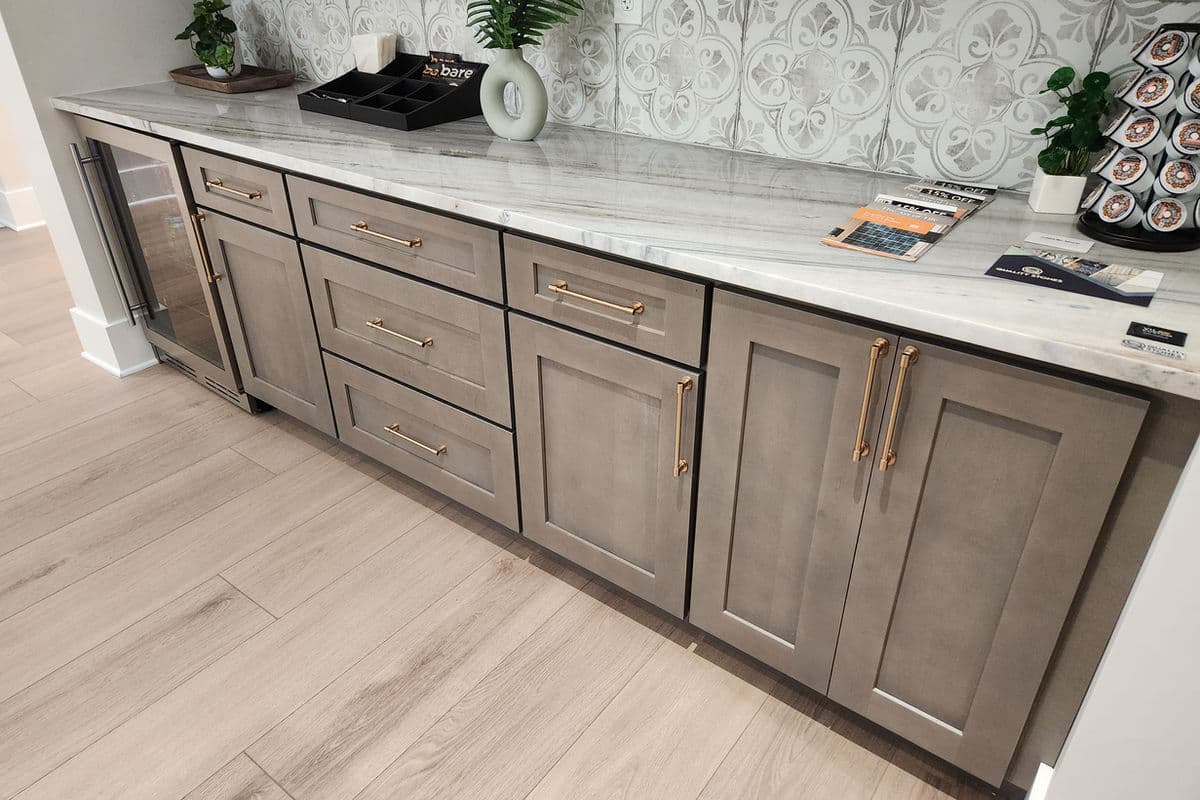 DL Cabinetry Driftwood cabinets
